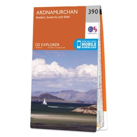 Wandelkaart - Topografische kaart 390 OS Explorer Map Ardnamurchan | Ordnance Survey