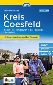 Fietsknooppuntenkaart ADFC Radwanderkarte Kreis Coesfeld - Münsterland | BVA BikeMedia