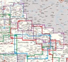 Overzicht Kompass wandelkaarten Beierse Woud