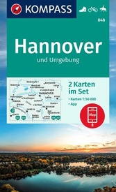 Wandelkaart 848 Hannover | Kompass