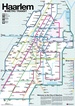 Wandkaart - Stadsplattegrond Haarlem Metro Transit Map - Metrokaart | Victor van Werkhoven