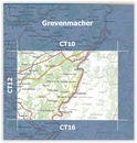 Wandelkaart CT13 CT LUX Grevenmacher | Topografische dienst Luxemburg