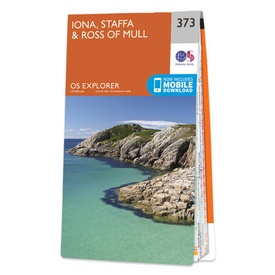 Wandelkaart - Topografische kaart 373 OS Explorer Map Iona, Staff, Ross of Mull | Ordnance Survey