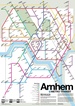 Wandkaart - Stadsplattegrond Arnhem Metro Transit Map - Metrokaart | Victor van Werkhoven