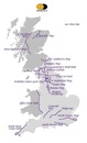 Wandelkaart St Cuthbert's Way | Harvey Maps