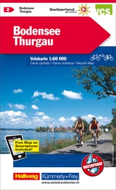 Fietskaart 2 Bodensee - Thurgau | Kümmerly & Frey