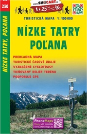 Fietskaart 230 Nízke Tatry, Poľana | Shocart