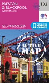 Wandelkaart - Topografische kaart 102 Landranger Active Preston & Blackpool, Lytham | Ordnance Survey