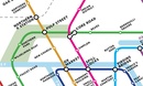 Wandkaart - Stadsplattegrond Groningen Metro Transit Map - Metrokaart | Victor van Werkhoven