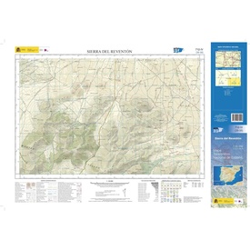 Topografische kaart 712-IV Sierra del Reventón | CNIG - Instituto Geográfico Nacional1