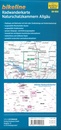 Fietskaart Bikeline Radkarte Naturschatzkammern Allgäu | Esterbauer
