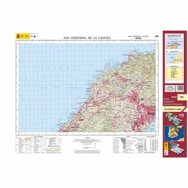 Topografische kaart 1088 MT50 San Cristóbal de la Laguna (Tenerife) | CNIG - Instituto Geográfico Nacional1