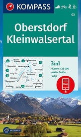 Wandelkaart 03 Oberstdorf - Kleinwalsertal | Kompass