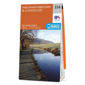 Wandelkaart - Topografische kaart 256 OS Explorer Map Wrexham, Wrecsam, Llangollen | Ordnance Survey