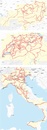 Fietsgids Bikeline Radfernwege Osterreich - Schweiz - Italien | Esterbauer