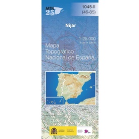 Topografische kaart 1045-II Níjar | CNIG - Instituto Geográfico Nacional