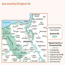 Wandelkaart - Topografische kaart 140 OS Explorer Map Quantock Hills, Bridgewater | Ordnance Survey