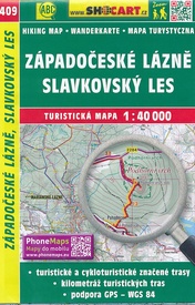 Wandelkaart 409 Západočeské lázně – Slavkovský les - Westböhmische Heilbäder | Shocart