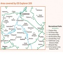 Wandelkaart - Topografische kaart 209 OS Explorer Map Cambridge (greenw.m) | Ordnance Survey