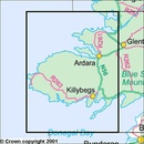 Topografische kaart - Wandelkaart 10 Discovery Donegal (SW) | Ordnance Survey Ireland