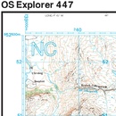 Wandelkaart - Topografische kaart 447 OS Explorer Map Ben Hope, Ben Loyal, Kyle of Tongue | Ordnance Survey