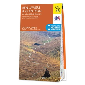 Wandelkaart - Topografische kaart OL48 OS Explorer Map Ben Lawers & Glen Lyon | Ordnance Survey