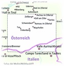 Fietskaart - Wandelkaart 1509 Zillertal / Oberes Zillertal / Tuxertal | Public Press