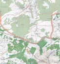 Wandelkaart - Topografische kaart R5 Luxemburg Larochette - Lorentzweiler - Ettelbruck | Topografische dienst Luxemburg