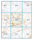 Topografische kaart - Wandelkaart 54F Axel | Kadaster