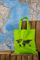 Tote bag Wereld Groen