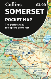 Wegenkaart - landkaart Pocket Map Somerset | Collins