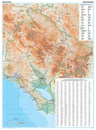 Wegenkaart - landkaart Montenegro | Gizi Map