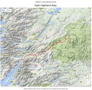 Wandelkaart East Highland Way | Harvey Maps