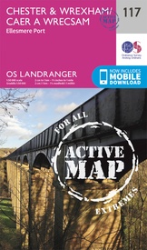 Wandelkaart - Topografische kaart 117 Landranger Active Chester / Wrexham / Ellesmere Port | Ordnance Survey