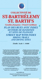 Wegenkaart - landkaart Saint-Barthélemy / St. Barth's (French Caribbean) | Kasprowski Maps