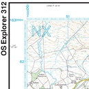 Wandelkaart - Topografische kaart 312 OS Explorer Map Kirkcudbright, Castle Douglas | Ordnance Survey