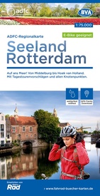 Fietskaart ADFC Regionalkarte Seeland - Rotterdam - Zeeland | BVA BikeMedia