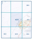 Topografische kaart - Wandelkaart 42B Nieuw-Haamstede | Kadaster