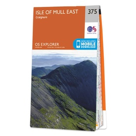 Wandelkaart - Topografische kaart 375 OS Explorer Map Isle of Mull East | Ordnance Survey