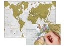 Scratch Map World Map Engels | Maps International